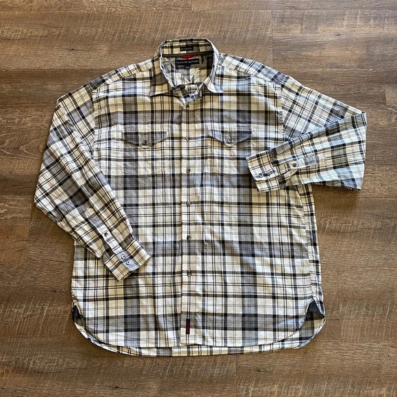 Tommy Hilfiger Heritage Poplin 80’s Two Ply Plaid XL